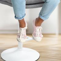 Barhocker Damar Stoff weiß grau Barhocker Damar Stoff weiß grau