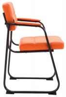 2er Set Besucherstühle Canada B Kunstleder orange 2er Set Besucherstühle Canada B Kunstleder orange