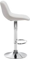 2er Set Barhocker Camden Samt chrom creme 2er Set Barhocker Camden Samt chrom creme