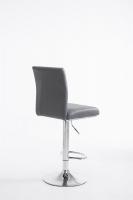 2er Set Barhocker Köln Kunstleder chrom grau 2er Set Barhocker Köln Kunstleder chrom grau