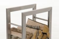 Kaminholzständer Keri 25x60x150 edelstahl Kaminholzständer Keri 25x60x150 edelstahl