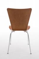 2er Set Besucherstuhl Aaron braun 