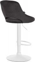 2er Set Barhocker Milet Samt W schwarz 