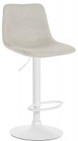 Barhocker Divo Stoff Weiß creme Barhocker Divo Stoff Weiß creme