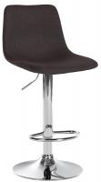 Barhocker Divo Stoff Chrom taupe Barhocker Divo Stoff Chrom taupe