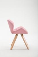 Besucherstuhl Tyler Kunstleder Natura Square pink Besucherstuhl Tyler Kunstleder Natura Square pink