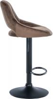 2er Set Barhocker Milet Samt B braun 
