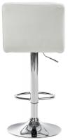 Barhocker Peru Samt chrom creme 