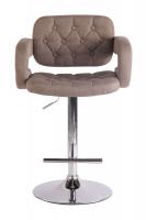 Barhocker Dublin STOFF taupe Barhocker Dublin STOFF taupe