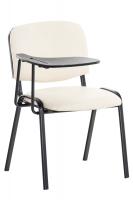 Stuhl Ken mit Klapptisch Kunstleder creme Stuhl Ken mit Klapptisch Kunstleder creme