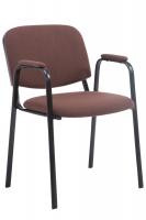 Besucherstuhl Ken PRO Stoff braun Besucherstuhl Ken PRO Stoff braun
