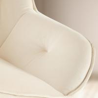 Besucherstuhl Cassis Samt creme 