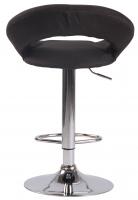 Barhocker Olinda Stoff chrom dunkelgrau Barhocker Olinda Stoff chrom dunkelgrau