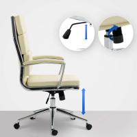 Bürostuhl Cleveland Kunstleder creme Bürostuhl Cleveland Kunstleder creme