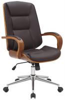 Bürostuhl Yankton walnuss/braun Bürostuhl Yankton walnuss/braun