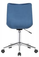 Bürostuhl Medford Samt blau 