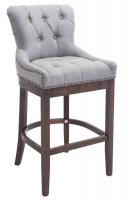 Barhocker Lakewood Stoff, Antik hellgrau Barhocker Lakewood Stoff, Antik hellgrau