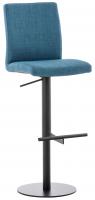 Barhocker Cadiz Stoff schwarz blau Barhocker Cadiz Stoff schwarz blau