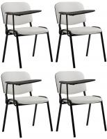 4er Set Stühle Ken mit Klapptisch Kunstleder weiß 4er Set Stühle Ken mit Klapptisch Kunstleder weiß