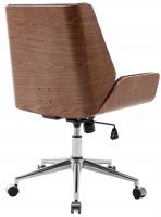 Bürostuhl Zwolle Kunstleder walnuss/schwarz Bürostuhl Zwolle Kunstleder walnuss/schwarz