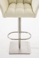 2er Set Barhocker Damaso Kunstleder edelstahl creme 2er Set Barhocker Damaso Kunstleder edelstahl creme