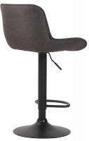 2er Set Barhocker Lentini Stoff schwarz dunkelgrau 2er Set Barhocker Lentini Stoff schwarz dunkelgrau