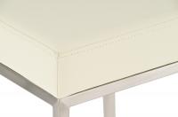 2er Set Barhocker Montreal 85 Kunstleder edelstahl creme 2er Set Barhocker Montreal 85 Kunstleder edelstahl creme