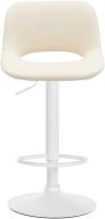 Barhocker Camden Kunstleder weiß creme Barhocker Camden Kunstleder weiß creme