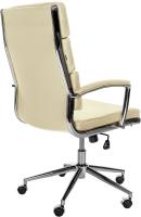Bürostuhl Cleveland Echtleder creme Bürostuhl Cleveland Echtleder creme