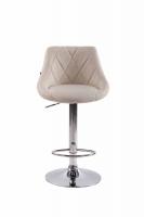 2er Set Barhocker Lazio Stoff creme 2er Set Barhocker Lazio Stoff creme