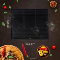 Grillplatte 48,5x40cm anthrazit 