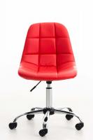 Bürostuhl Emil Kunstleder rot 