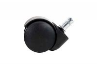 5er Pack Bodenrollen Kunststoff schwarz 5er Pack Bodenrollen Kunststoff schwarz