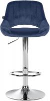 2er Set Barhocker Milet Samt C blau 2er Set Barhocker Milet Samt C blau