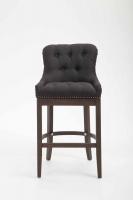 Barhocker Lakewood Stoff, Antik schwarz 