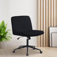 Bürostuhl Kingman Samt schwarz Bürostuhl Kingman Samt schwarz