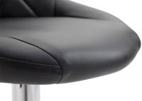 2er Set Barhocker Lazio Kunstleder schwarz 