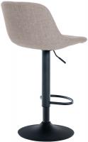 Barhocker Loft Stoff taupe Barhocker Loft Stoff taupe