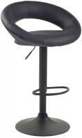 2er Set Barhocker Olinda Kunstleder schwarz grau 
