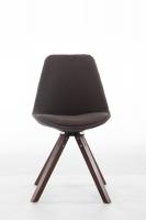 Besucherstuhl Troyes Stoff Square walnuss (eiche) dunkelgrau Besucherstuhl Troyes Stoff Square walnuss (eiche) dunkelgrau