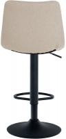 Barhocker Jerry Stoff schwarz creme 