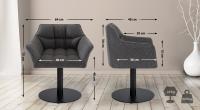 Lounger Damaso Stoff titangrau Lounger Damaso Stoff titangrau