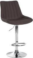 Barhocker Toni Stoff chrom taupe Barhocker Toni Stoff chrom taupe