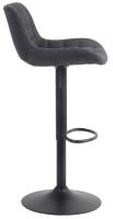 2er Set Barhocker Tover Stoff schwarz 2er Set Barhocker Tover Stoff schwarz