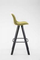 Barhocker Franklin Stoff Square Schwarz (eiche) grün Barhocker Franklin Stoff Square Schwarz (eiche) grün
