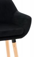 Barhocker Grant Samt schwarz Barhocker Grant Samt schwarz