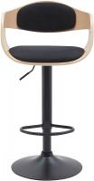 Barhocker Kingston B Stoff natura/schwarz Barhocker Kingston B Stoff natura/schwarz