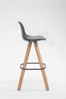 Barhocker Franklin Kunstleder Square Natura (eiche) schwarz Barhocker Franklin Kunstleder Square Natura (eiche) schwarz