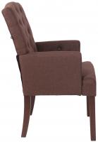 Stuhl Sugar Antik Stoff braun 