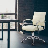 Bürostuhl Oakland Kunstleder creme Bürostuhl Oakland Kunstleder creme